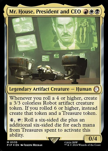 Mr. House, President and CEO 535