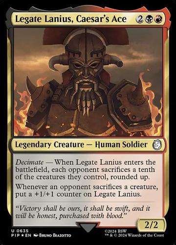 Legate Lanius, Caesar's Ace 635