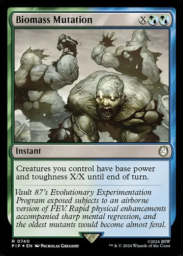 Biomass Mutation 740