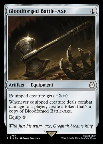 Bloodforged Battle-Axe 754