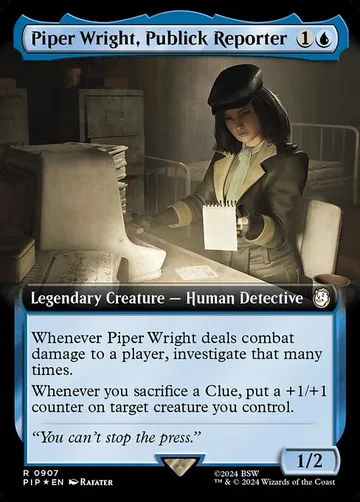 Piper Wright, Publick Reporter 907