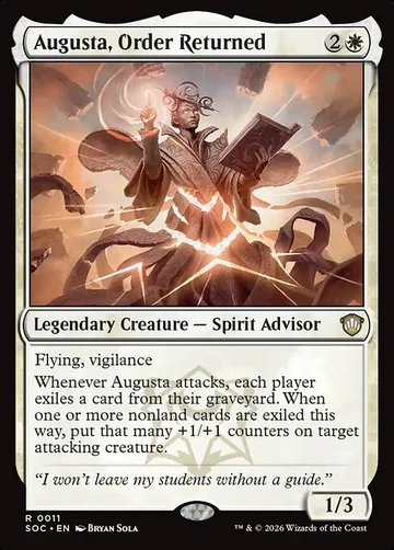 Augusta, Order Returned 11