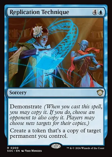 Replication Technique 200, carta de Magic: The Gathering de Secrets of Strixhaven Commander