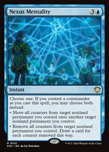 Nexus Mentality 21, carta de Magic: The Gathering de Secrets of Strixhaven Commander