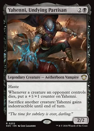 Yahenni, Undying Partisan 232