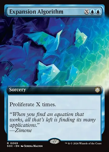 Expansion Algorithm 69, carta de Magic: The Gathering de Secrets of Strixhaven Commander