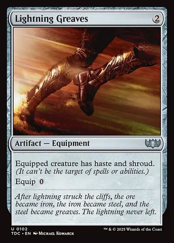 Lightning Greaves 102