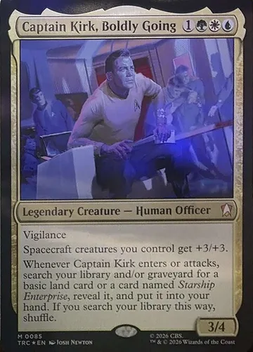 Captain Kirk, Boldly Going 85