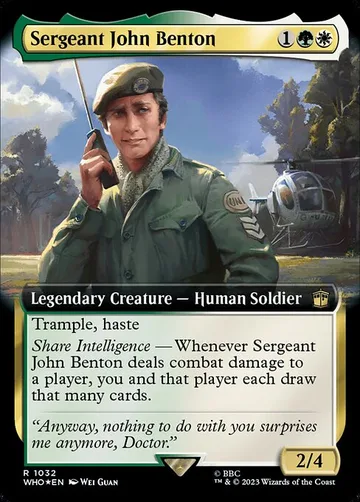 Sergeant John Benton 1032