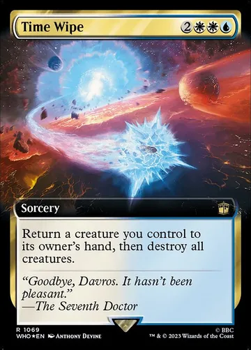 Time Wipe 1069, carta de Magic: The Gathering de Doctor Who