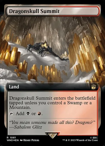 Dragonskull Summit 1081, carta de Magic: The Gathering de Doctor Who