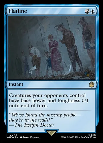 Flatline 43, carta de Magic: The Gathering de Doctor Who