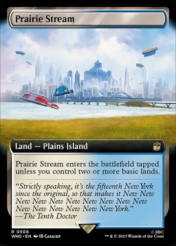 Prairie Stream 508, carta de Magic: The Gathering de Doctor Who