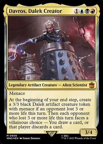 Davros, Dalek Creator 606