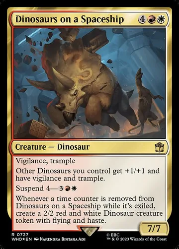 Dinosaurs on a Spaceship 727