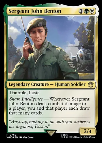 Sergeant John Benton 762