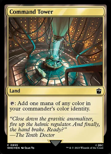 Command Tower 855, carta de Magic: The Gathering de Doctor Who