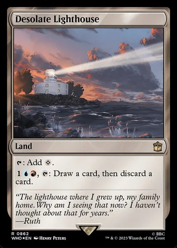 Desolate Lighthouse 862, carta de Magic: The Gathering de Doctor Who