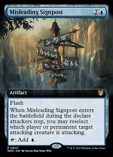 Misleading Signpost 47