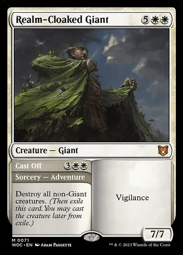 Realm-Cloaked Giant // Cast Off 71