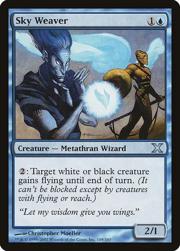 Sky Weaver 109, carta de Magic: The Gathering de Tenth Edition