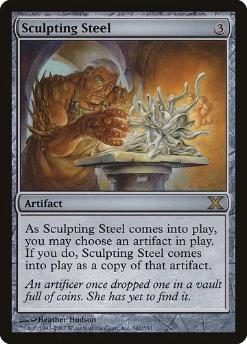 Sculpting Steel 342, carta de Magic: The Gathering de Tenth Edition