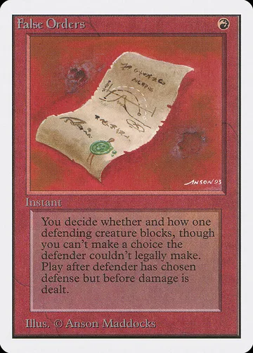 False Orders 148