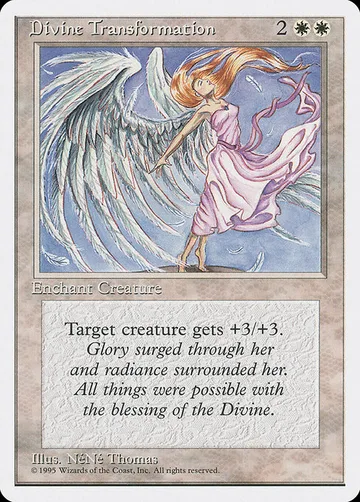 Divine Transformation 23, carta de Magic: The Gathering de Fourth Edition