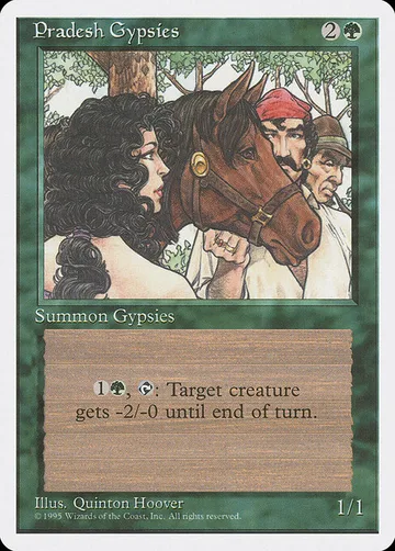 Pradesh Gypsies 265, carta de Magic: The Gathering de Fourth Edition