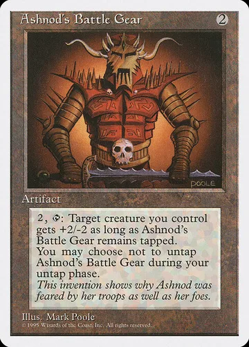Ashnod's Battle Gear 296, carta de Magic: The Gathering de Fourth Edition