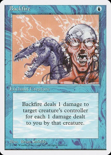 Backfire 62, carta de Magic: The Gathering de Fourth Edition