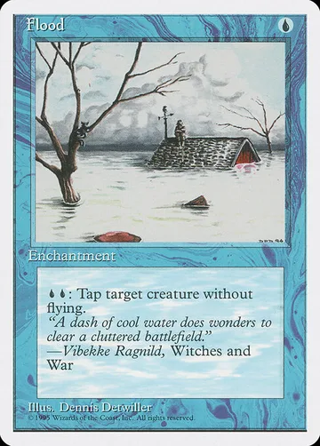 Flood 73, carta de Magic: The Gathering de Fourth Edition