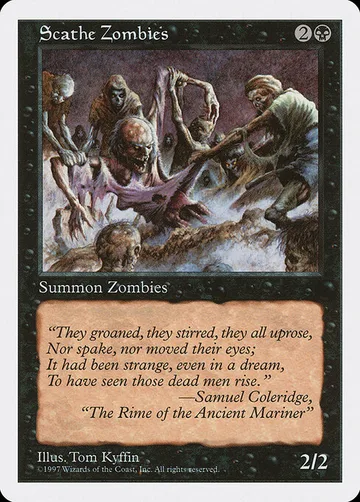 Scathe Zombies 192, carta de Magic: The Gathering de Fifth Edition