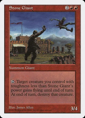 Stone Giant 269, carta de Magic: The Gathering de Fifth Edition