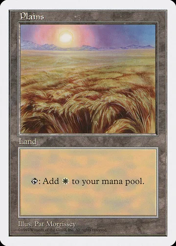 Plains 432, carta de Magic: The Gathering de Fifth Edition
