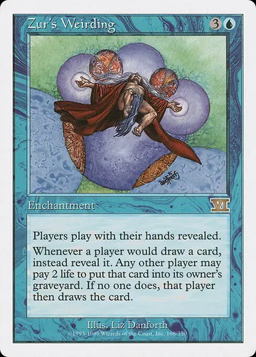 Zur's Weirding 108, carta de Magic: The Gathering de Classic Sixth Edition