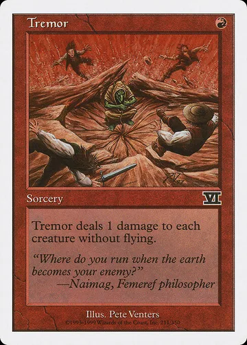 Tremor 211, carta de Magic: The Gathering de Classic Sixth Edition