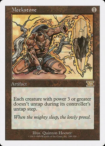 Meekstone 299, carta de Magic: The Gathering de Classic Sixth Edition