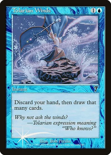 Tolarian Winds 105★, carta de Magic: The Gathering de Seventh Edition