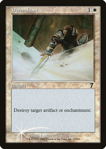 Disenchant 13★, carta de Magic: The Gathering de Seventh Edition