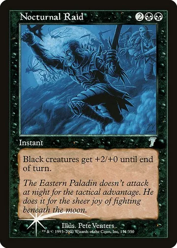 Nocturnal Raid 151★, carta de Magic: The Gathering de Seventh Edition