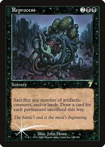 Reprocess 159★, carta de Magic: The Gathering de Seventh Edition