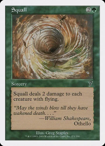 Squall 271, carta de Magic: The Gathering de Seventh Edition