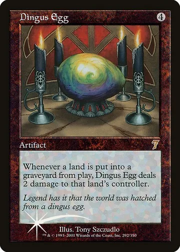 Dingus Egg 292★, carta de Magic: The Gathering de Seventh Edition
