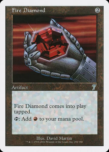 Fire Diamond 296, carta de Magic: The Gathering de Seventh Edition