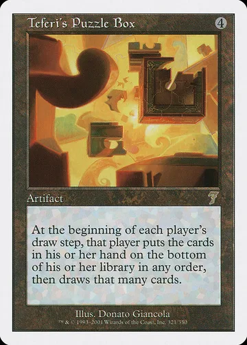 Teferi's Puzzle Box 321, carta de Magic: The Gathering de Seventh Edition