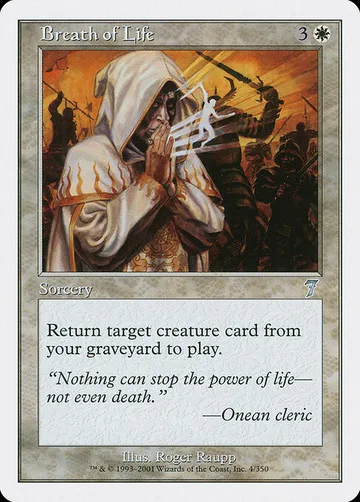 Breath of Life 4, carta de Magic: The Gathering de Seventh Edition