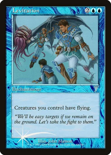 Levitation 82★, carta de Magic: The Gathering de Seventh Edition