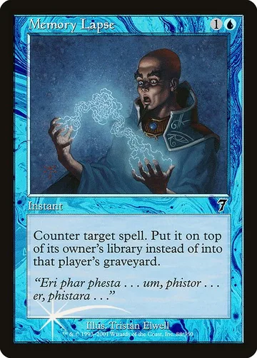 Memory Lapse 88★, carta de Magic: The Gathering de Seventh Edition