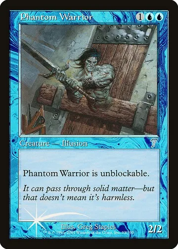 Phantom Warrior 93★, carta de Magic: The Gathering de Seventh Edition